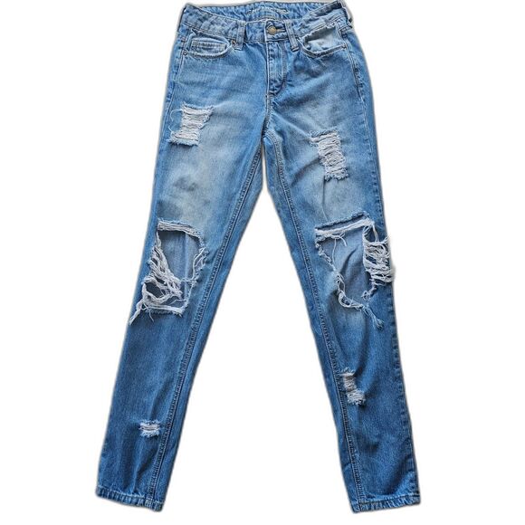 Empyre Easton Boyfriend Distressed Jeans Women's/Juniors Size 00 - Picture 1 of 15
